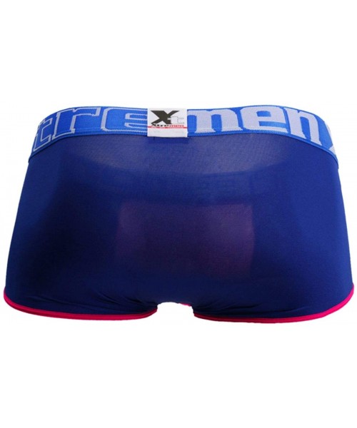 Boxer Briefs Mens Fashion Underwear Boxer Briefs Trunks - Blue-fuchsia_style_91035 - CW18SYMUO8Y