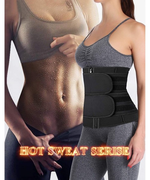 Shapewear Waist Trainer Belt for Women Breathable Sweat Belt Waist Cincher Trimmer Body Shaper Girdle Fat Burn Belly Slimming...