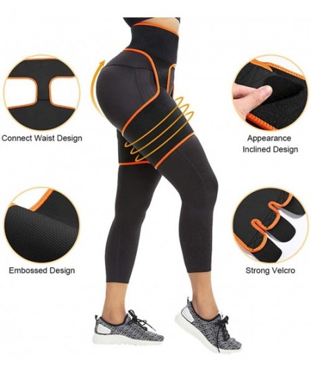 Shapewear 3-in-1 Waist and Thigh Trimmer Butt Lifter Neoprene Compression Thigh Support Workout Tights Shapewear Belt for Wom...
