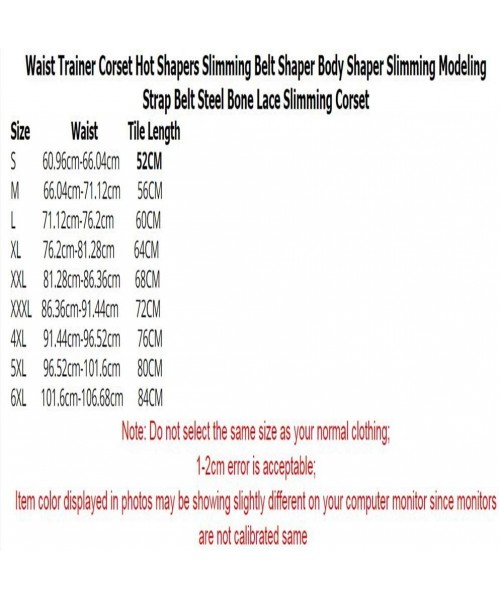 Bustiers & Corsets Waist Corset Body Shapers Slimming Belt Shaper Body Shaper Slimming Modeling Strap Belt Steel Bone Lace Sl...