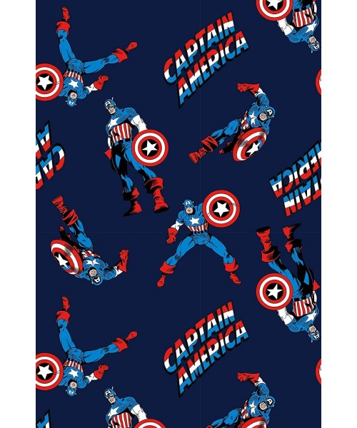 Sleep Bottoms Marvel Men's Captain America Retro Allover Print Loungewear Pajama Pants - CC192L7057I