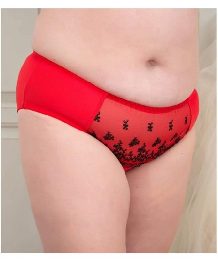 Garters & Garter Belts Red Garter Belt Suspenders for Stockings Plus Size Garter Comfortable and Sexy - CF187INYC62