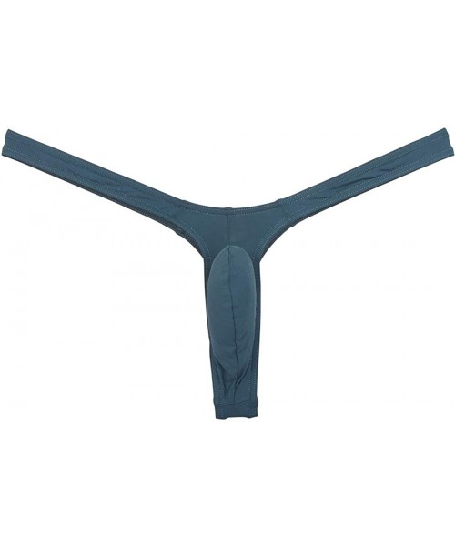 G-Strings & Thongs Men's Posing Bikini Thong Underwear Minimal Coverage Maximal Comfort T-Back - Dark Green - CD1967W6G07