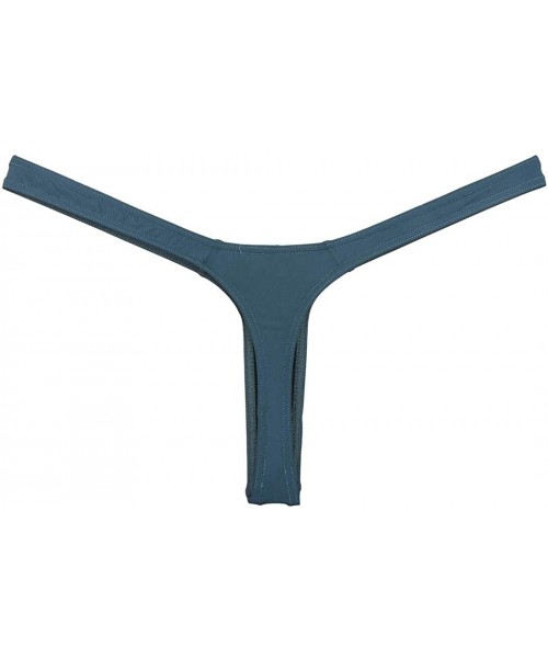 G-Strings & Thongs Men's Posing Bikini Thong Underwear Minimal Coverage Maximal Comfort T-Back - Dark Green - CD1967W6G07