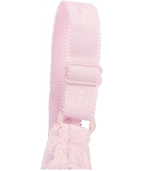 Bras Women Cotton Cup Front Adjustable Straps Plus Size Bra 2 Pcs Light Pink 95 - CD18ERN82HK