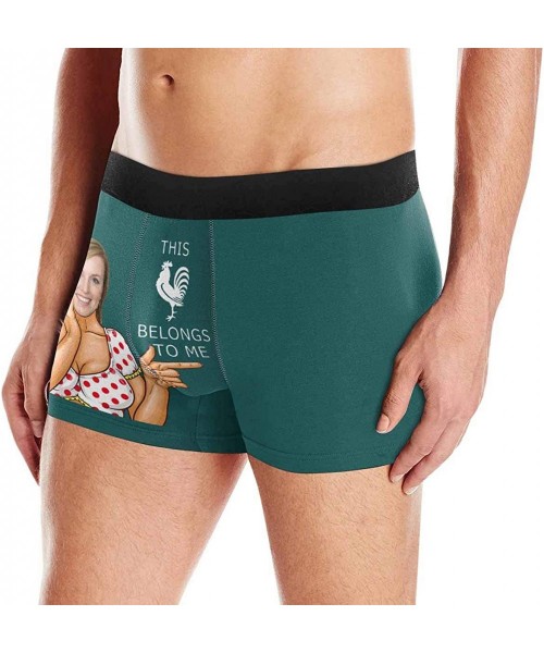 Boxer Briefs Personalized Your Face on Men's Boxer Briefs Underwear This Rooster Belongs to Me - Multi 10 - CS19858DK9W