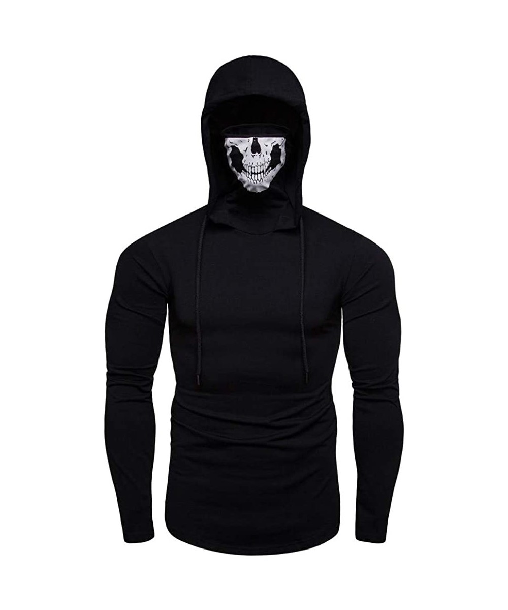 Thermal Underwear Men's Sweatshirt- 2020 Men's Long Sleeve Autumn Winter Casual Sweatshirt Hoodies Top Blouse Tracksuits - Bl...