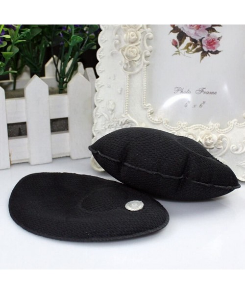 Accessories Bra Pads Inserts Removable Cotton Breast Enhancers Lifter for Bikini Swimsuit Nipple Covers - Black - CU1943AGLHA