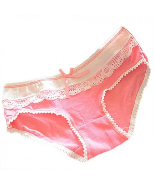 Panties Japanese Style Girl Women Cotton Bowknot Briefs Panties Cute Lolita Underwear - CI17YLOSHTU