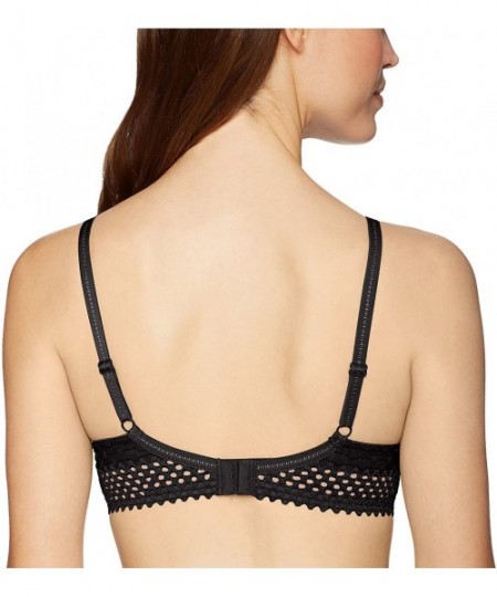 Bras Women's Tied in Dots Wirefree Contour - Night - C61827CSA5G
