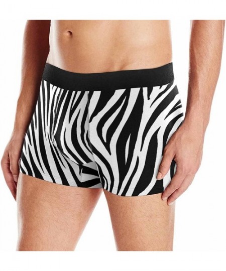 Boxer Briefs Mens Boxer Briefs Underwear Zebra Print L - CK18DYMWNTS