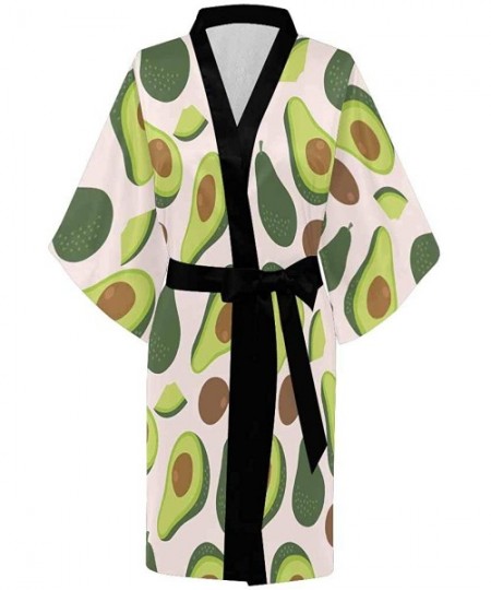 Robes Custom Cute Avocado Women Kimono Robes Beach Cover Up for Parties Wedding (XS-2XL) - Multi 5 - CS194UOYDMZ