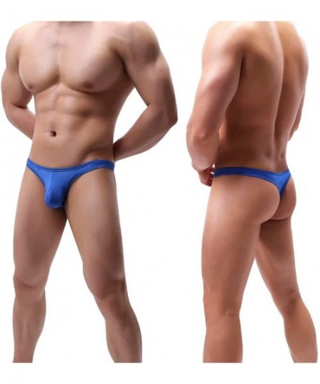 G-Strings & Thongs Mens Quick Dry Thongs Underwear Stretch G-String Undies Thongs - 4pack2 - CF18WM7A26L