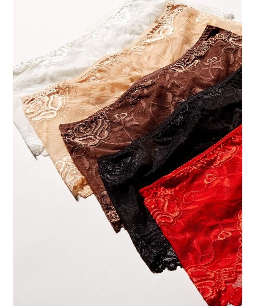 Briefs Mens Sissy Pouch Panties with Ice Silk Pouch / Mens Panties - Black- 2 Pairs - CR18ALC8O78