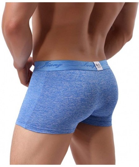 Briefs Mens Underpants Mens Soft Briefs Comfy Knickers Shorts Sexy Underwear - Z-ablue - CG18MECOUE4