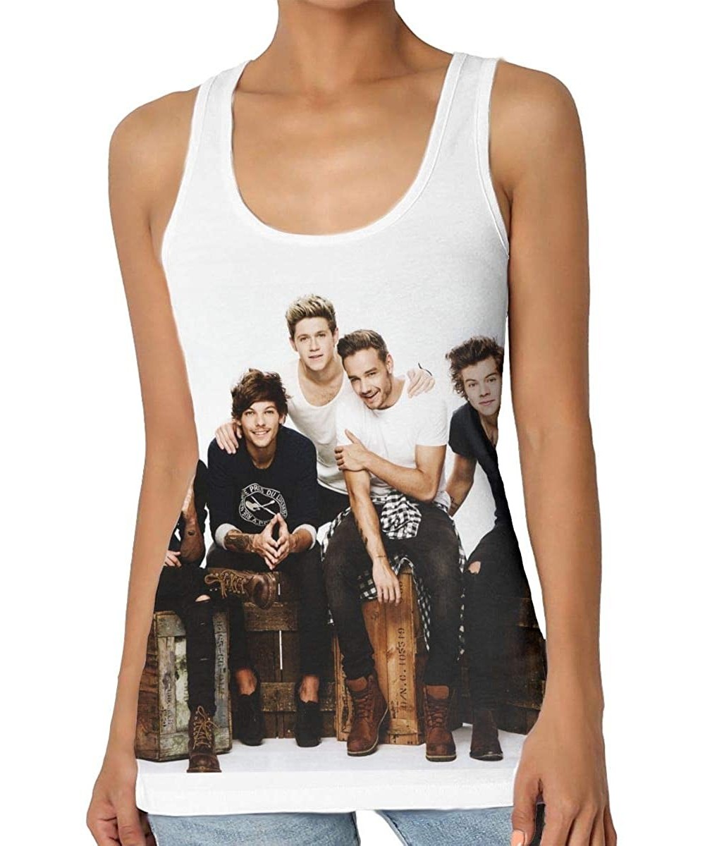 Camisoles & Tanks One Direction Women's Fitness Premium Seamless Classic Tank Top Black - Black - CN19CY2HNUY