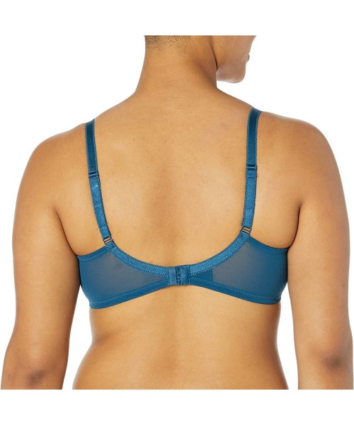 Bras Women's Glossies Lace Sheer - Teal - C518UCHY74Q