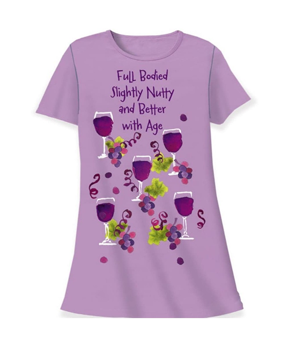 Nightgowns & Sleepshirts Nightshirt says Full Bodied Slightly Nutty - CB12528K4OD