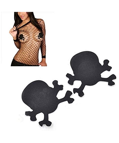 Accessories Sexy Women Nipple Cover Breast Petals Pads Skull Shaped Nipple Sticker Bra Invisible Bra Accessorie (Rose Size Fr...