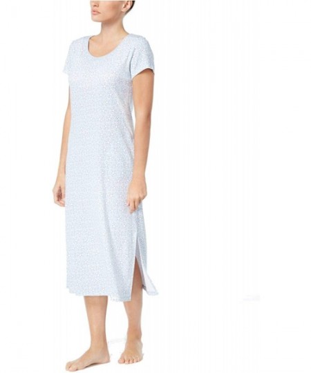 Nightgowns & Sleepshirts Club 100% Cotton Nightgown- Blue Alder X-Small - CR190RUMMXG