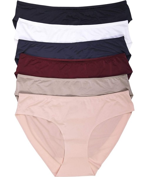 Panties Women's 6-Pack Basic Everyday Essential Panties - Assorted - CX18ZG47EL0