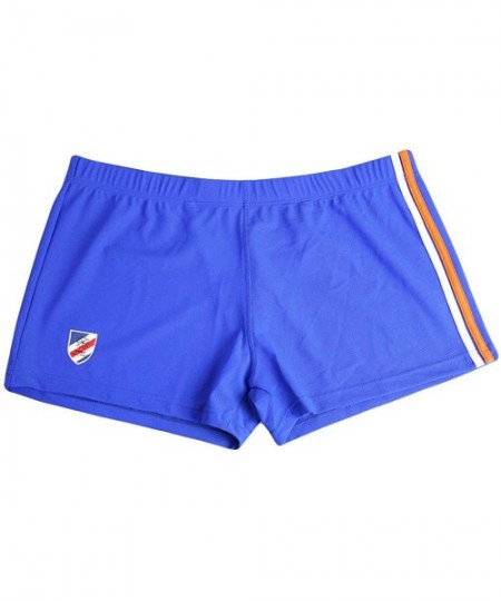 Boxer Briefs Mens Sports Leisure Flat Shorts Mens Fashionable Underwear - Blue - CM18S33GXYD