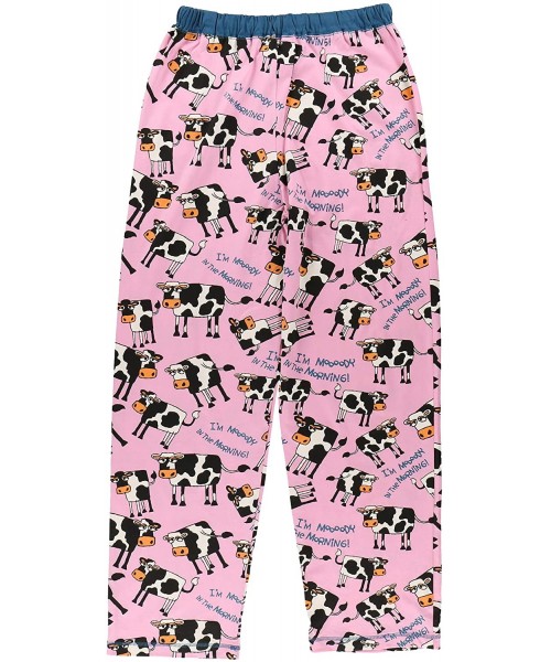 Tops Pajamas for Women- Cute Pajama Pants and Top Set- Separates - Moody in the Mornings Womens Pajama Pants - CI18SY9S9YS