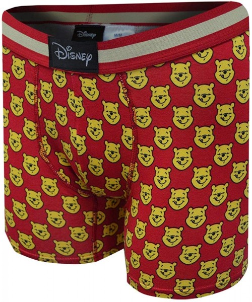 Boxer Briefs Men's Disney's Winnie The Pooh Red Boxer Briefs - CB196LNNEW7