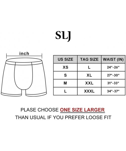 Trunks Boxer Briefs for Men 5-Pack Cotton Underwear Short Leg Trunks Multipack No Fly - Multicolored2(5 Pack) - CS18X8CIL4L