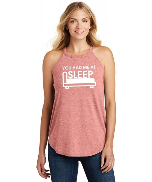 Tops Ladies You Had Me at Sleep Rocker - Blush Frost With White Print - CT18XEE0CE0