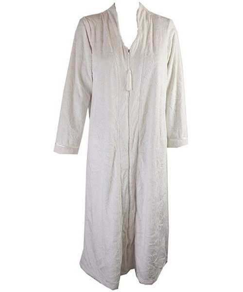 Robes Club Super Soft Zip Up Lux Robe with Pockets- White Small - CR198ZNT0L2