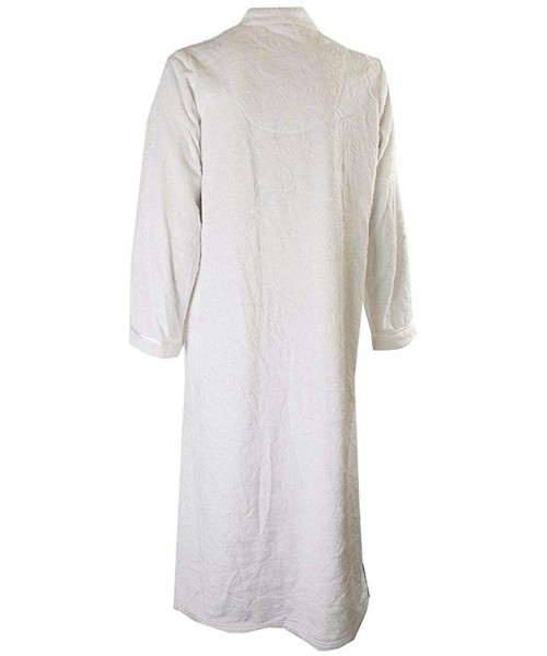 Robes Club Super Soft Zip Up Lux Robe with Pockets- White Small - CR198ZNT0L2