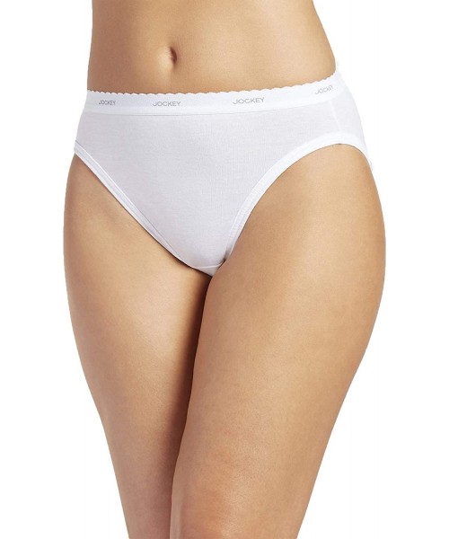 Panties Women's Underwear Classic French Cut - 3 Pack - White - C811H2CPRZJ