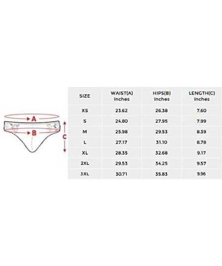 Thermal Underwear Women's Underwear Brief Hipster Pantie Soft Fabric Anchors with Cute Hearts - Multi 1 - C819E77H4HL
