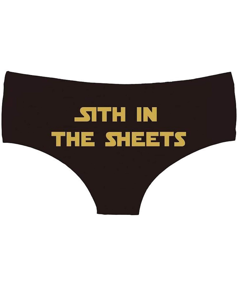 Panties Fun Womens Funny Underwear - Sexy Panties Bachelorette Gift XS-XXL - Jedi Vs Sith - C3194M6IQHQ