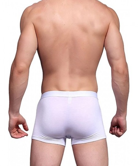 Briefs Men's Bamboo Fibre Briefs Underwear - Grey - CA11KKP4RAF
