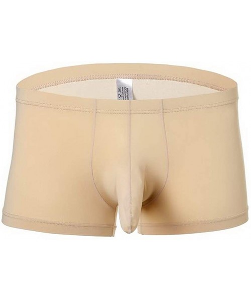 Boxer Briefs Men's Ice Silk Underwear Boxer Elephant Nose Boxer Multi Pack - Ac+gr+cb - C018Y2KTITT