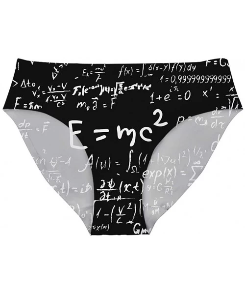Panties Sexy Women Personalized Autism Awareness Underwear Briefs Breathable Hipster Panty - Mathematical Formula - C818XU0WZ3M