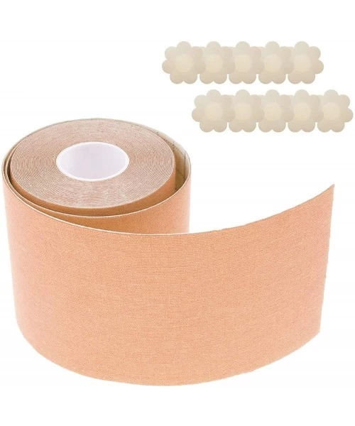 Accessories Breast Tape Instant Breast Lift Tape Body Tape with 10 Pcs Invisible Bob Tape for Big Breast A-E Cup - CB19340TDQW