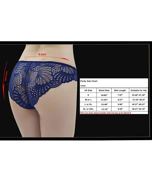 Panties Women's Panties Sexy Lace Underwear Seamless Hipster Briefs - 3 Colors in 1 - CW188L6N0NW