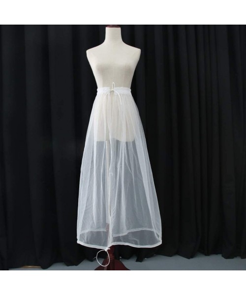 Slips Womens Petticoat Multi-Purpose Creative Wedding Petticoat Wedding Underskirt White - C3198ZO6W86