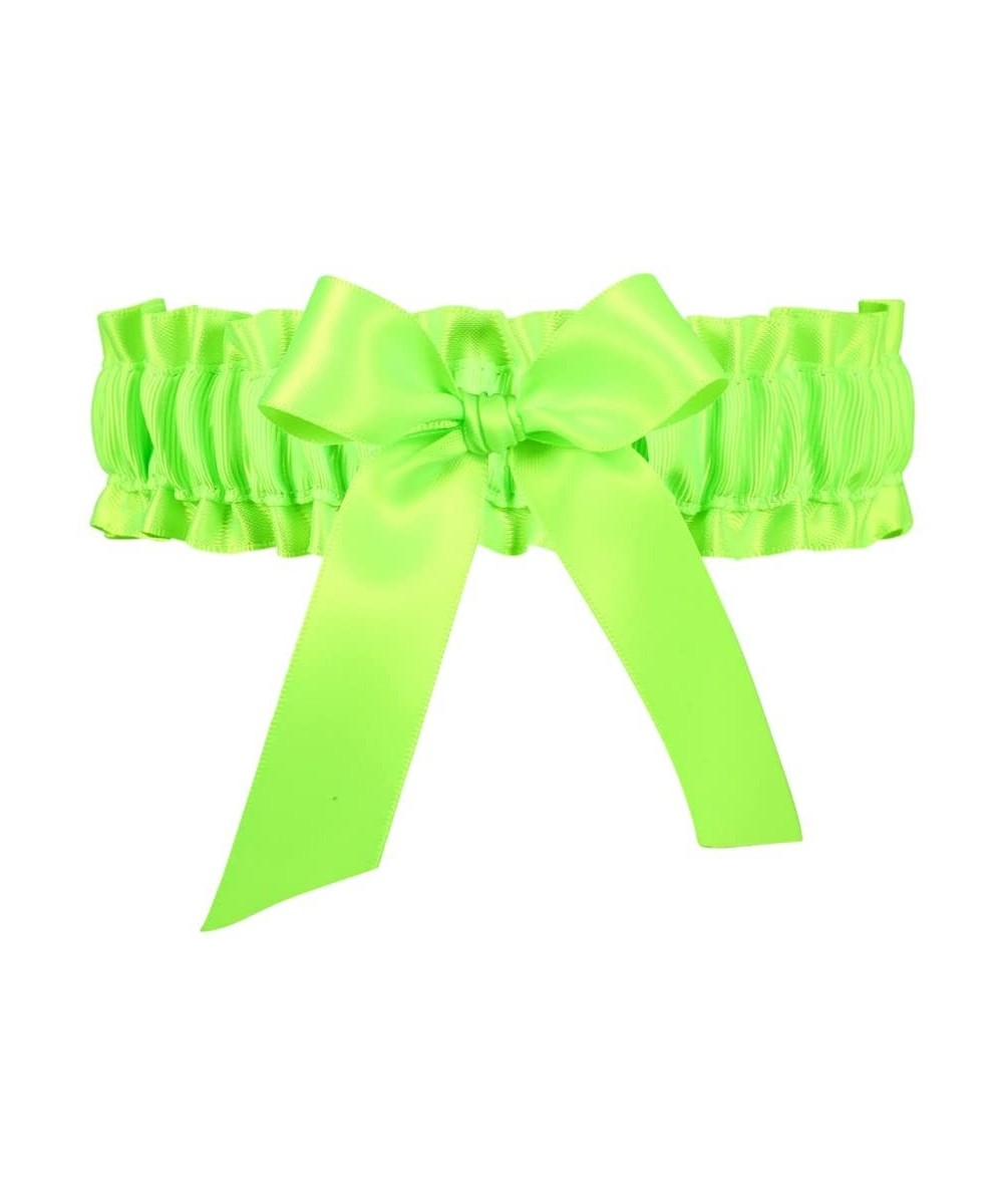 Garters & Garter Belts Neon Wedding Garter- Lime Green - Lime Green - CH11D2CP6MR