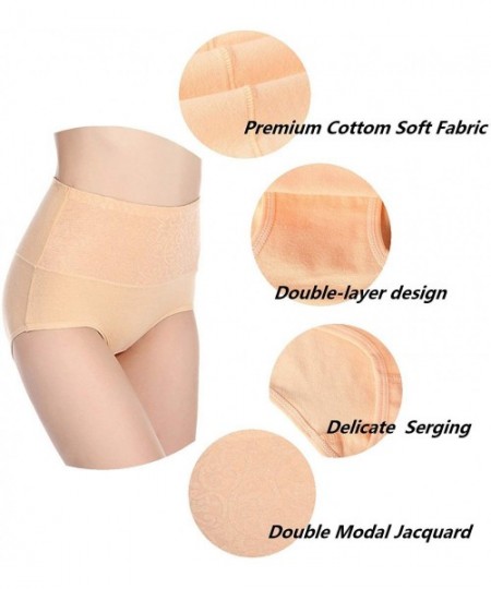 Panties Post Partum Underwear for Women-High Waist Tummy Control Cotton Panties Solid Color Briefs Soft Breathable Panties Mu...