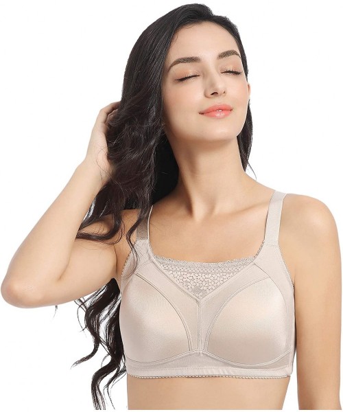 Accessories Seamless Molded-Cup Mastectomy Bra Pocket Bra for Silicone Breastforms8926 - Beige - CA18TX08W6D
