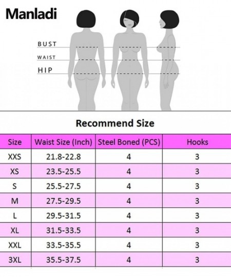 Shapewear Womens Latex Waist Trainers Cinchers Underbust Waist Training Corsets(x-Large- Black) - CT123T8IYY5