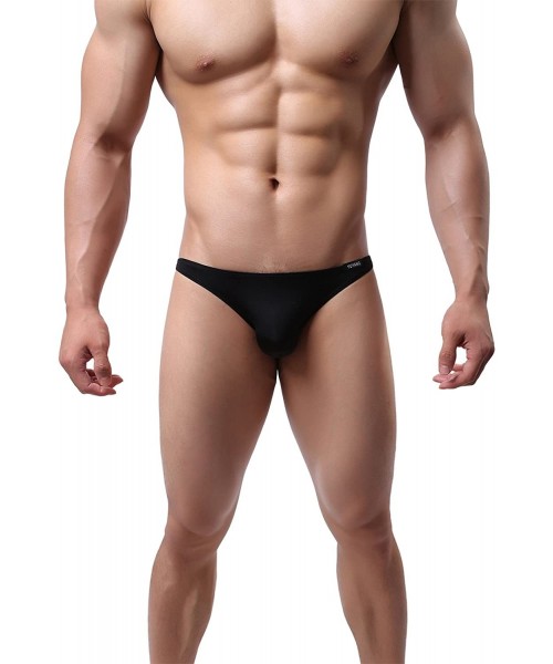 Briefs Men's Sexy Briefs Performance Dry Fast Underwear - Black - CO180N7WSWT