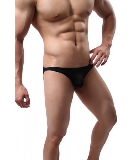 Briefs Men's Sexy Briefs Performance Dry Fast Underwear - Black - CO180N7WSWT