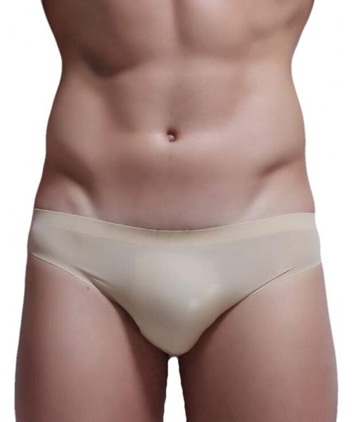 Briefs Men's Sexy Low Rise Summer Seamless Ice Silk Underwear Brief - 5 - CA19DZDG7K4