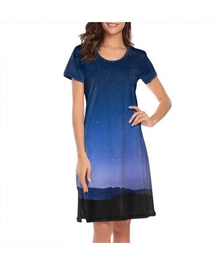 Tops Women's Sleepwear Nightgown Lingerie Girl Pajamas Summer Tops Short - White-81 - C219946ESTQ