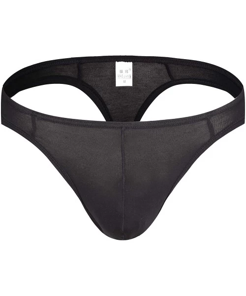 Men Slinky Brazilain Bikini Briefs Underwear Ruched Back Sheer Cheeky ...